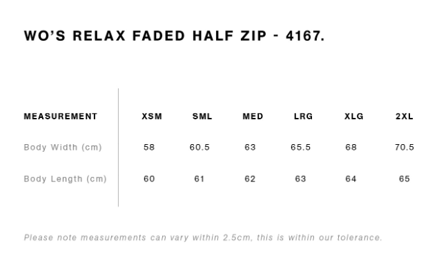 Rōpū Oma - Women's Relaxed Faded Half Zip